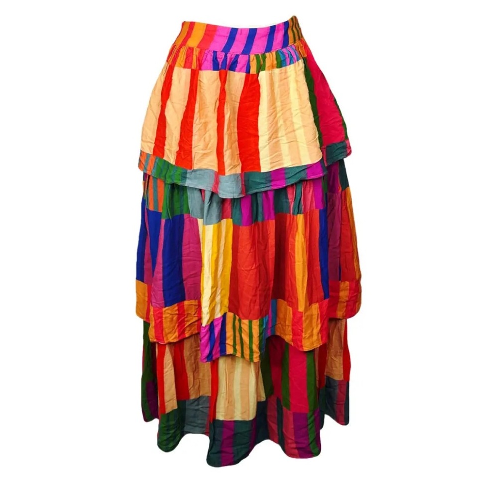 Midi stripe Farm Rio skirt